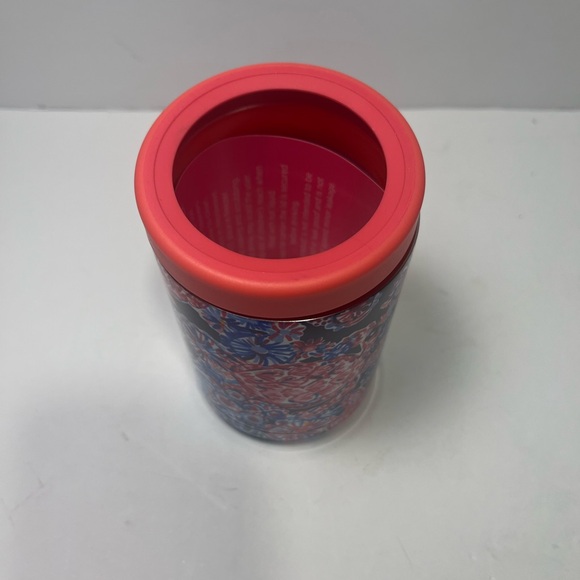 Lilly Pulitzer Insulated Can Tumbler High Tide Navy In Turtle Amazement NIB - Picture 5 of 5